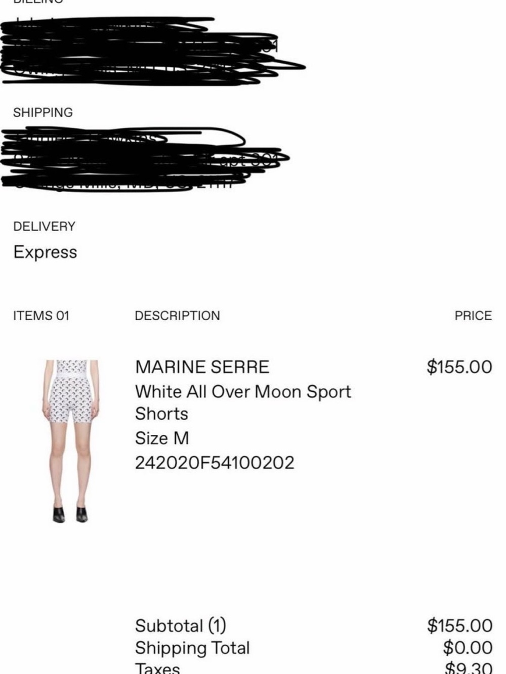 Marine Serre White Moon-Print Bike Shorts